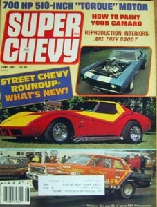 SUPER CHEVY 1983 JUNE - MOTION SS427 CAMARO, RACE VETTE - Imagen 1 de 1
