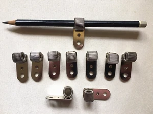 10 x Stifthalter Spirale, Pinselhalter aus Metall - verschrauben oder vernieten - Bild 1 von 2