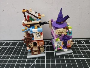 LOZ Mini Street Stores Building Blocks Set Diamond Brick Toys 2 Pack - Picture 1 of 10