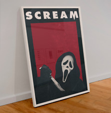 Scream Poster Horror Movie Art Cinema Film A3 Poster