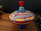 Circus Spinning Top Toy - Tin Metal - Clowns Elephants - Schylling Vintage 2001