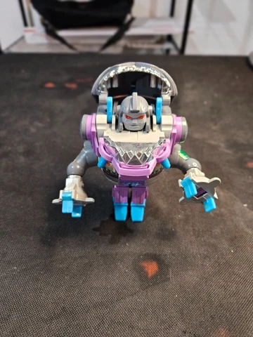 Vintage G1 Transformer Sharkticon Gnaw Hasbro 1986, Incomplete Cover