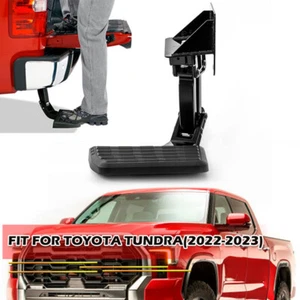 FOR 2022 2023 Toyota Tundra Folding Foot Pedal Bed Step Rear Restractable Kit - Picture 1 of 17