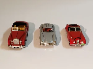 Lot of 3 - Corgi - Mercedes Benz 300SL, Rolls Royce Silver Dawn, & Jaguar XK 120 - Picture 1 of 15