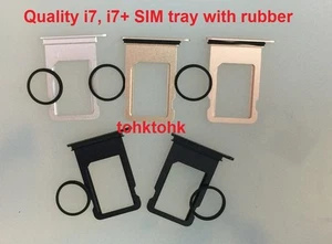 iphone 7 i7+ plus nano SIM tray card holder slot Jet Black Rose Gold Silver AUST - Picture 1 of 21