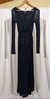 Vestido Rachel Comey Acanalado Viscosa Elástico Vendaje Panel Capas Bodycon 0 EE. UU. Foto 1 de 4