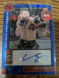 2023 Panini UFC DonRusa Optic Blue Signature Series Cory Sandhagen No. SS-CSH/99 - Picture 1 of 2