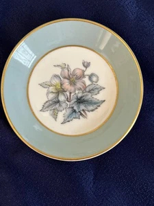 Vintage Royal Worcester Woodland Blue White Trinket Pin Butter Dish England - Picture 1 of 5