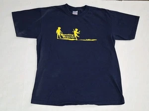 Something Corporate T-Shirt Vintage blau und gelb Kinder spielen Größe M - Bild 1 von 16