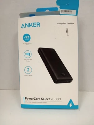 Anker PowerCore Select 20000mAh Power Bank  A1363 - Image 1 of 4