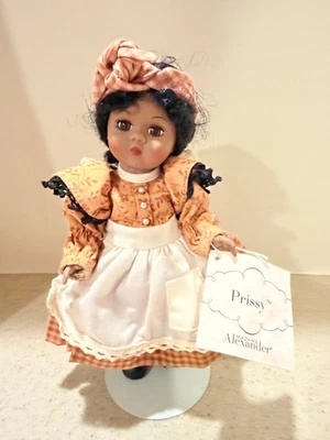 2005 亚历山大夫人 8 英寸娃娃 #39985 "Prissy" 非裔美国人,支架和标签 — 第 1/4 张图片
