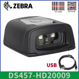 Zebra DS457-HD20009 1D/2D High-Density Fixed Mount Barcode Scanner + USB Cable - Picture 1 of 7
