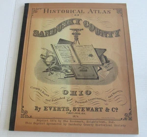 HISTORICAL ATLAS SANDUSKY COUNTY, OHIO 1874 / 1974 Reprint D10 - Picture 1 of 18