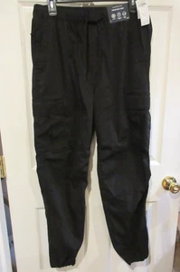 Herren Hollister schwarze FALLSCHIRM Cargo HOSE Größe SMALL ~ neu mit Etikett ~ elastischer STRETCH Baggy - Bild 1 von 8
