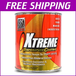 Rivestimento Superior 1 Quart Jet Black resistente al calore e alle intemperie per superfici metalliche - Foto 1 di 7