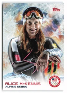 2014 Topps U.S. Olympic & Paralympic Team & Hopefuls #61 Alice McKennis USA - Picture 1 of 2
