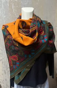 Vintage Italian Shawl/Scarf Polyester Made for B.Altman and Co 1990s - Picture 1 of 4