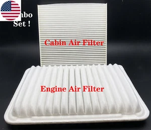 COMBO DE FILTRO DE AIRE Y CABINA PARA MOTOR TOYOTA CAMRY 2.5L 2.4L 2007-2017 17801-0H050 - Imagen 1 de 5
