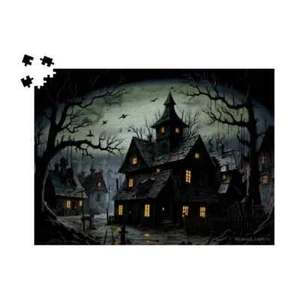 Ghosts of Willowbrook House Jigsaw Puzzle: 500 Piece Puzzle by Durazza - Picture 1 of 3