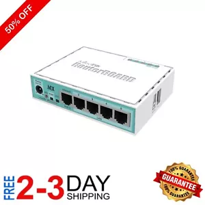 High-Performance hEX RB750Gr3 5-Port Ethernet Router - 1000 Mbps Connectivity - Picture 1 of 9