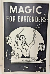 Magic For Bartenders Book - Easy To Do Magic Tricks, Learn 29 Simple Tricks - Picture 1 of 4