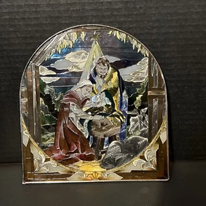 Amia Hand Painted Sun Catcher Nativity Scene - Picture 1 of 9