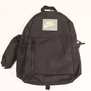 Nike Elemental Kids' Graphic Backpack Black/Citron Pulse SCHOOL BAG CU8341-011 - Picture 1 of 2