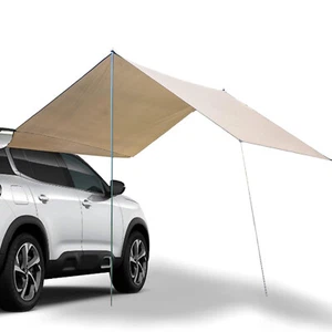 Toldo portátil para coche SUV toldo coche tienda trasera exterior camping refugio - Imagen 1 de 14