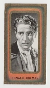 Ronald Colman 1938 Carreras Film Favourites Tobacco Card #4 - Picture 1 of 2