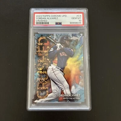 2023 Topps Chrome Update Series - Crushed #C-4 Yordan Alvarez - Image 1 of 4