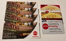 (4) AMC GOLD Movie Tickets & $53.75 In Gift Cards NO EXPIRATION