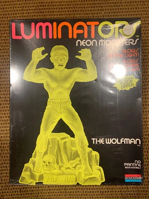 Monogram 1991 Wolfman Luminators 1:8 Scale Model Kit Mint Sealed Hard To Beat - Image 1 of 2