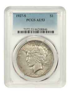 1927-S $1 PCGS AU53