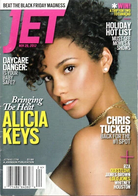 JET Magazine November 26 2012 Alicia Keys Chris Tucker Karyn White - Image 1 of 2