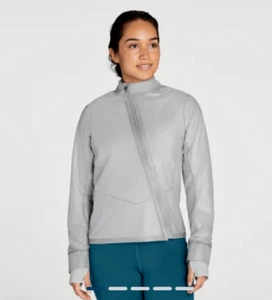 Hoka One One Performance Shield Jacket Womens Sz-XS Gray Windbreaker NWT$135 - Picture 1 of 8