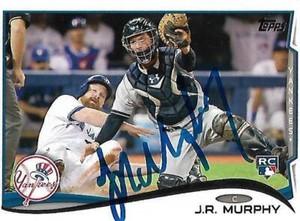 J.R. Murphy New York Yankees 2014 Topps Signed Card