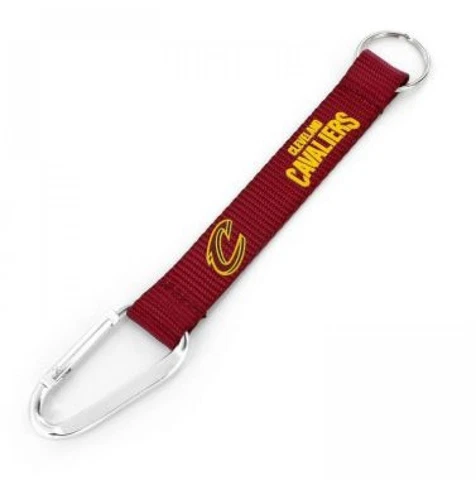 CLEVELAND CAVALIERS (RED) CARABINER LANYARD KEYCHAIN Cover