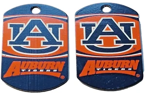 NCAA Auburn University Tigers Team Logo Erkennungsmarke (1 Paar) - Bild 1 von 2