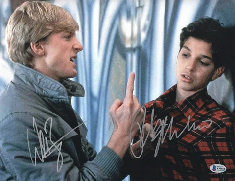 RALPH MACCHIO WILLIAM ZABKA SIGNED THE KARATE KID 11X14 PHOTO AUTO BECKETT 13 Cover
