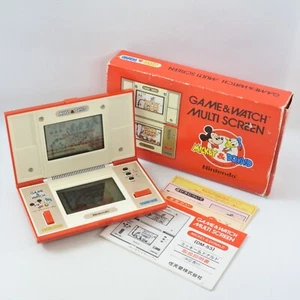 LCD MICKEY y DONALD DM-53 Reloj de Juegos Consola Portátil en Caja Nintendo 5344 - Imagen 1 de 21