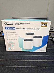 TP-Link Deco X55 AX3000 WiFi 6 Mesh System 3 Pack White - Picture 1 of 11