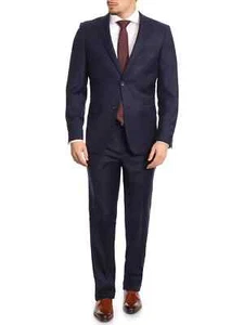 Ted Baker No Ordinary Joe Jake Modern-Fit Wool Suit, Navy- 44 Short 38W - Picture 1 of 3