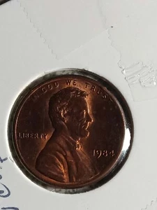 1984 Lincoln Cent Double Die (rot) - Bild 1 von 4