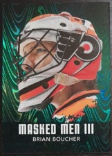 2010 - 2011 ITG Masked Men III Brian Boucher Emerald 1/1 #MM-06 Hockey Card