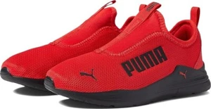 ZAPATOS PREESCOLARES PUMA CON CABLE CORRER RÁPIDO PARA NIÑOS NUEVOS 386546 03 - Imagen 1 de 6