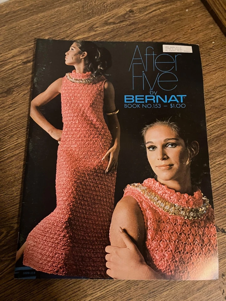 Vintage Patterns from Bernat - After Five - Book #153 - Image 1 of 1