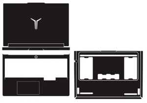 Carbon fiber Vinyl Sticker Skin Cover for Legion Pro 5i Gen 10 (16") 2025 Laptop - Afbeelding 1 van 37