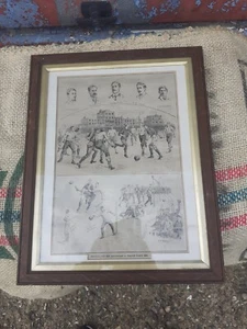 altes Papp Fußball Bild - Bild 1 von 4