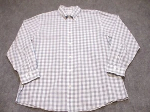 Brooks Brothers Shirt Men's Extra Large Oxford Regent OCBD Black Blue Check - Picture 1 of 12