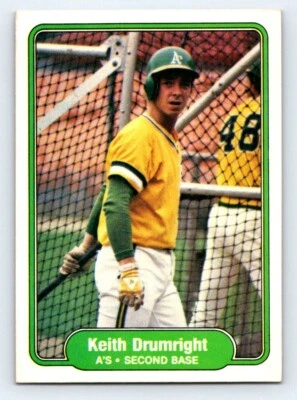 1982 Fleer - #89 Keith Drumright (RC) - *EX* - Image 1 of 2